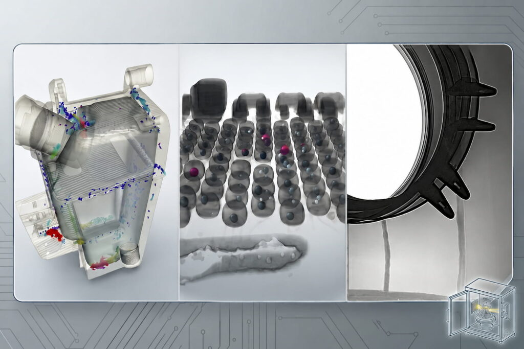 Porosity and internal defect inspection using Industrial CT